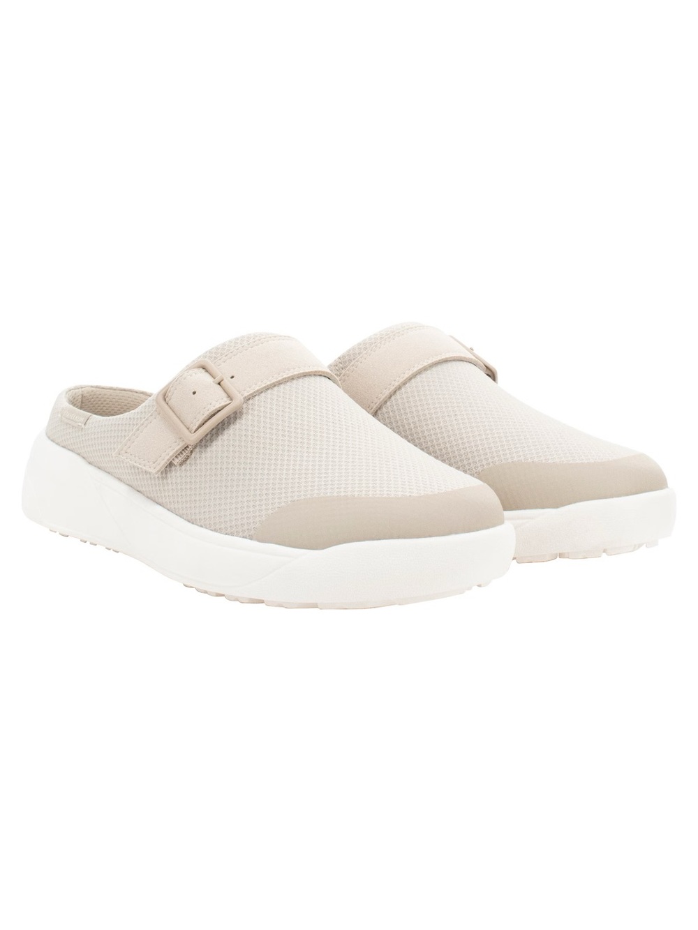 Staheekum Ladies Lightweight Beige Slip-On Clog with Adjustable Strap Sz 9